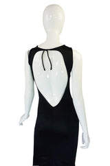 1970s OMO Norma Kamali Backless Dress