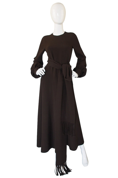 1960s Lagerfeld for Jean Patou Silk Dress