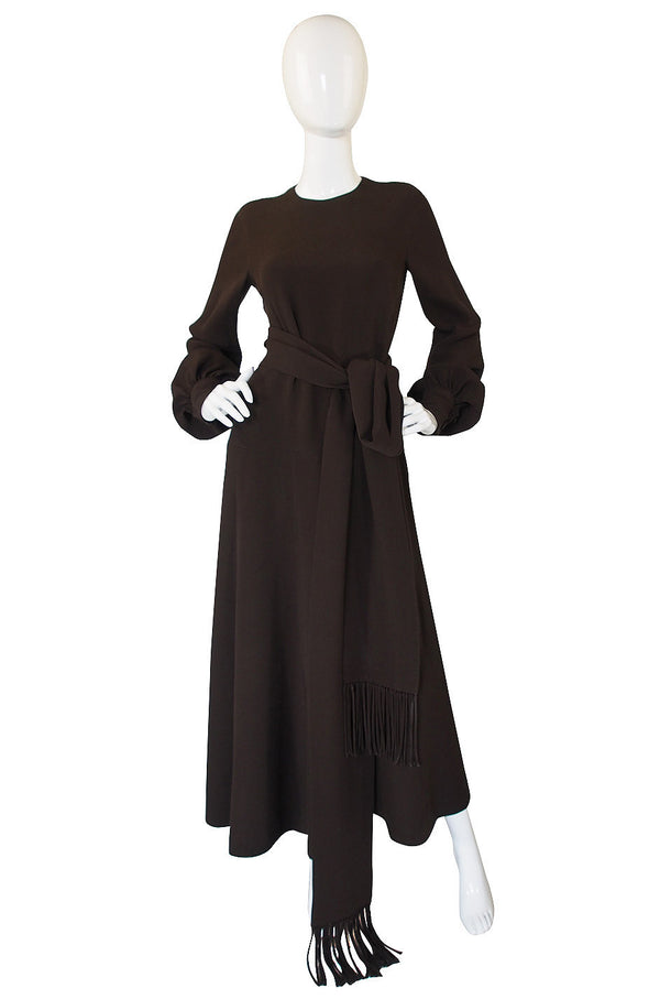 1960s Lagerfeld for Jean Patou Silk Dress
