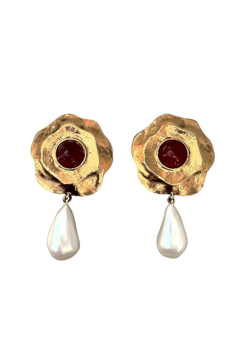 Gripoix & Pearl CHANEL Earrings 1970s – Shrimpton Couture