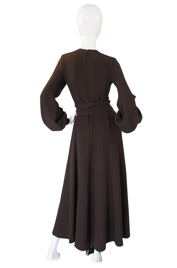 1960s Lagerfeld for Jean Patou Silk Dress