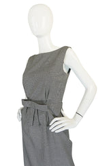 1990s John Galliano for Christian Dior Fitted Check Dress