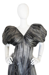 1970s Yves Saint Laurent Silk Dress with Exceptional Lines