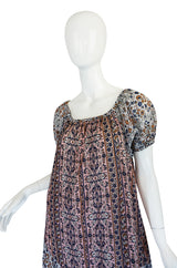 S/S 2016 See by Chloe RTW Look 25 Off Shoulder Printed Maxi Dress