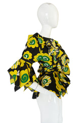 Museum Held 1969 Ossie Clark Top w Celia Birtwell Candy Flower Print