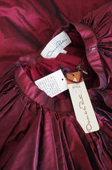 1980s Oscar De La Renta Silk Ball Gown Skirt