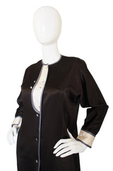 1980s Geoffrey Beene Tuxedo Shift Dress