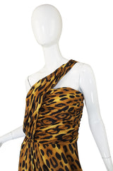 Fall 2009 Leopard Oscar de la Renta Runway Gown