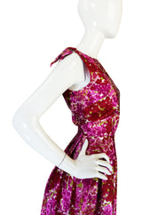 Recent NWT Christian Dior Pink Floral Silk Dress