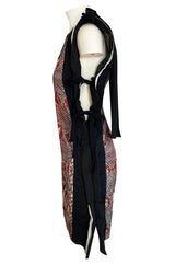 Spring 2009 Prada Runway Snakeskin Print Open Side Dress
