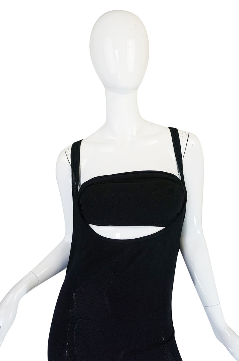 Spring 1990 Azzedine Alaia Scooped Front "Fishtail"Dress