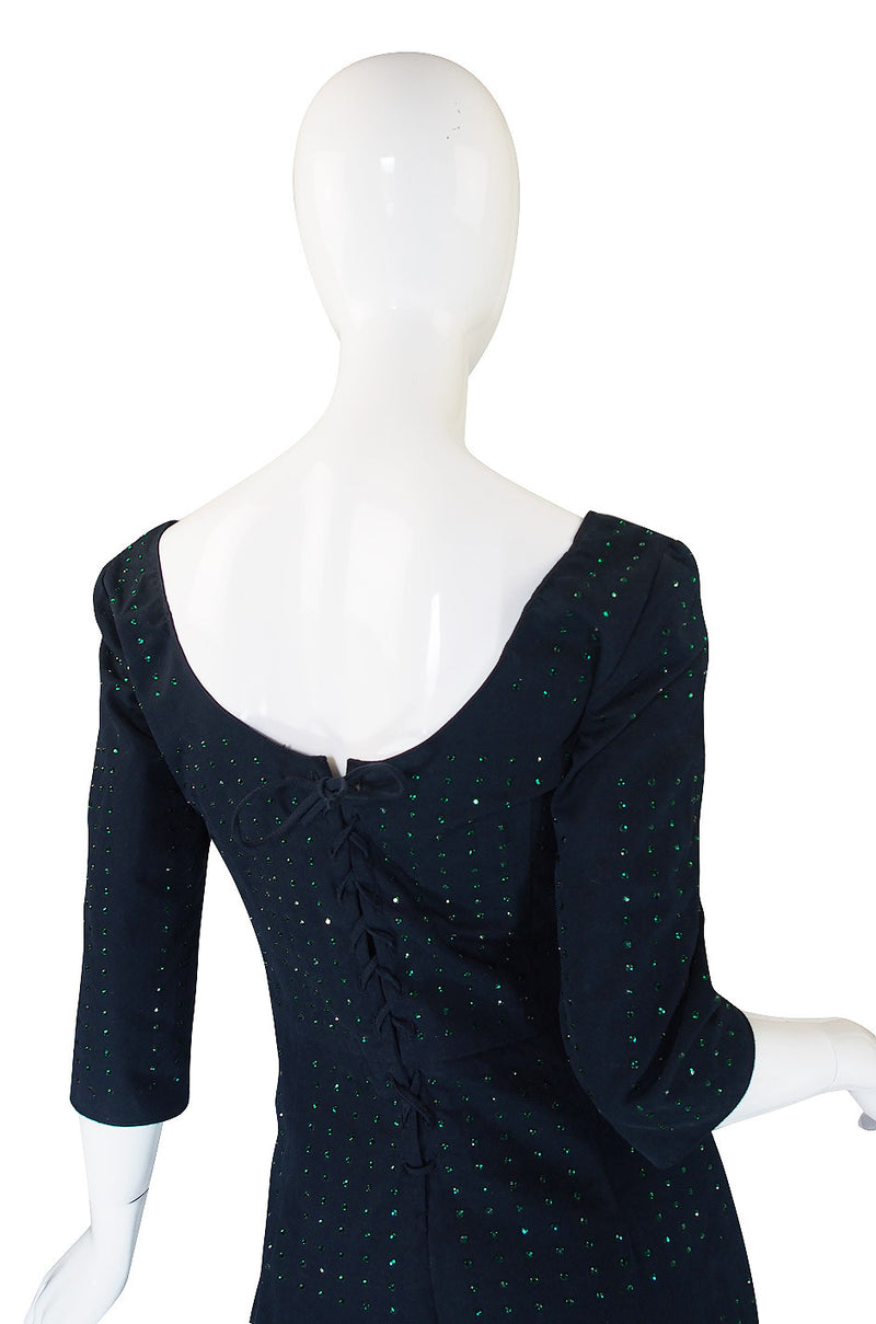Recent Miu Miu Dress with Green Rhinestones – Shrimpton Couture