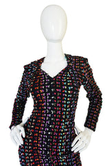 Runway F/W 1988-89 Patrick Kelly Multi Color Bow Dress
