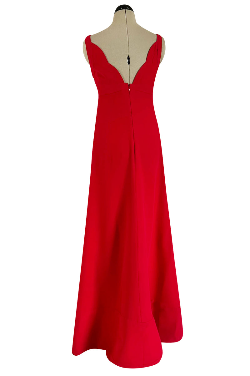 red valentino jersey dress RED Valentino Black Jersey Flock Tulle Mini Dress S
