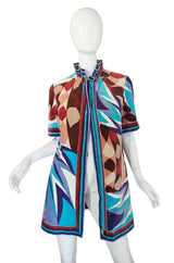 1960s Pucci Terry Cloth Mini Dress or Cover Up
