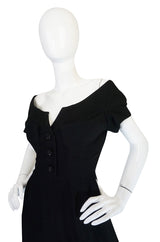 Exceptional 1950s Haute Couture Maggy Rouff Dress