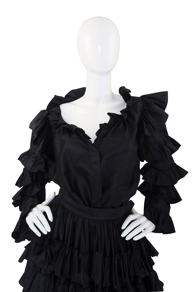 1983/4 Important Ruffled Yves Saint Laurent Set