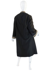 1960s Trompe L'oeil Beaded Bag Dress & Matching Coat