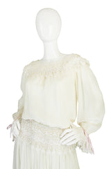 1977 Yves Saint Laurent Haute Couture Museum Piece