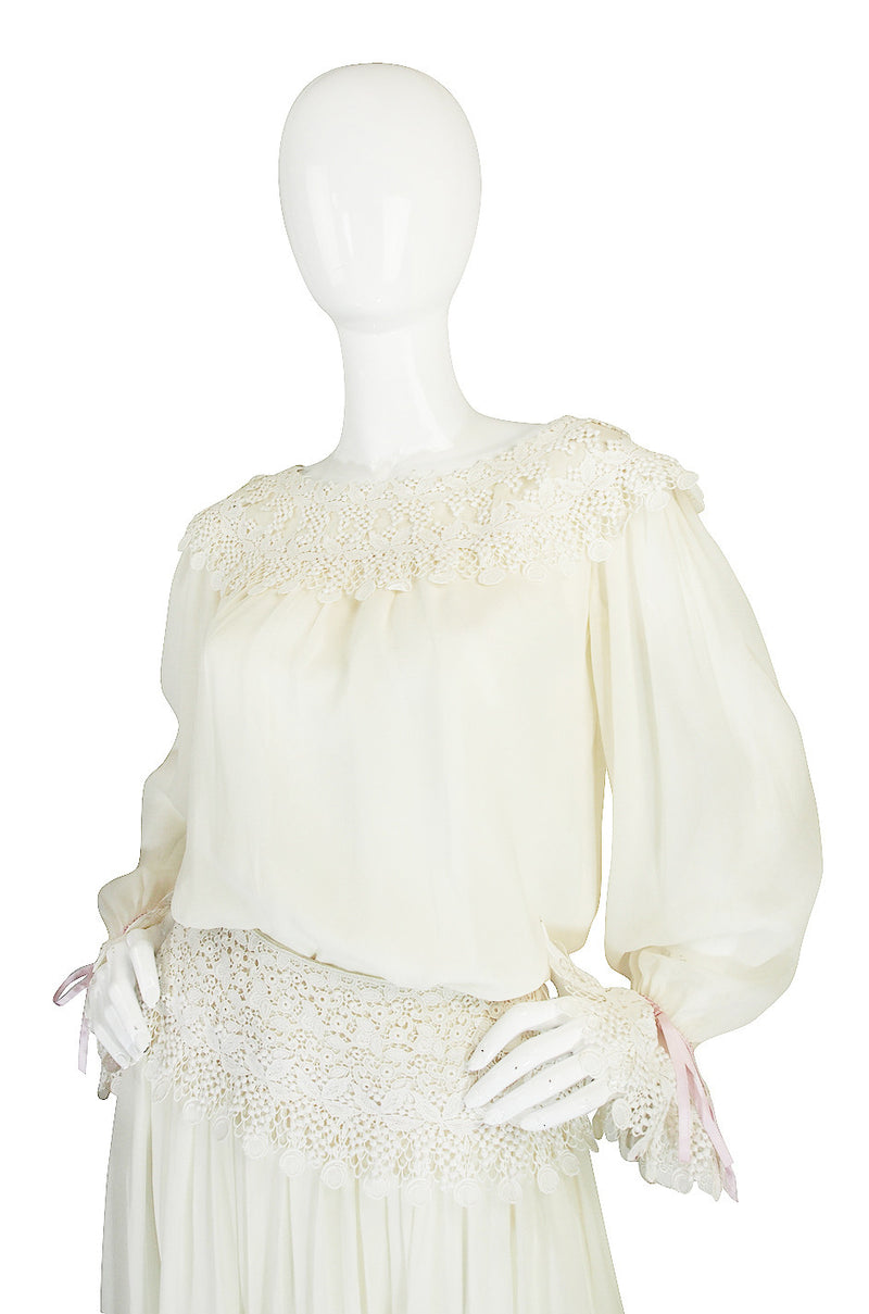 1977 Yves Saint Laurent Haute Couture Museum Piece