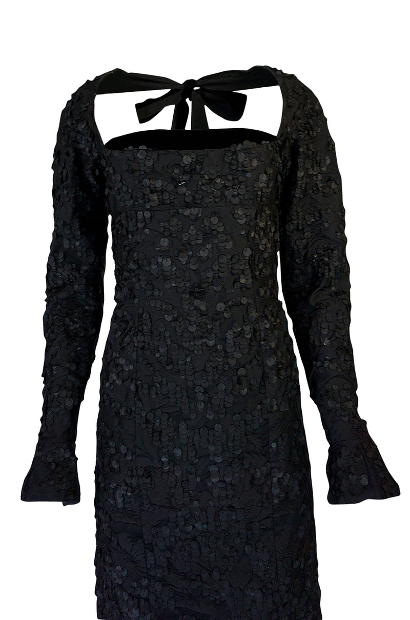 F/W 2002 Tom Ford for Yves Saint Laurent Runway Textured Dress