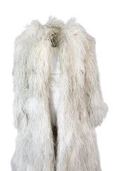 1960s Michael Novarese Ostrich Feather Full Length Maxi Coat