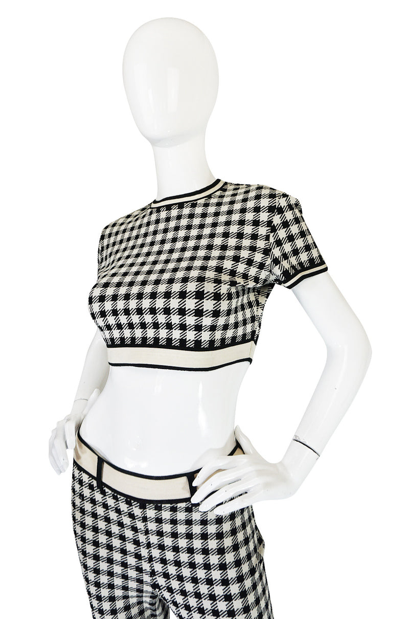 Spring 1991 Alaia "Tati"  Museum Held Crop Top & Leggings