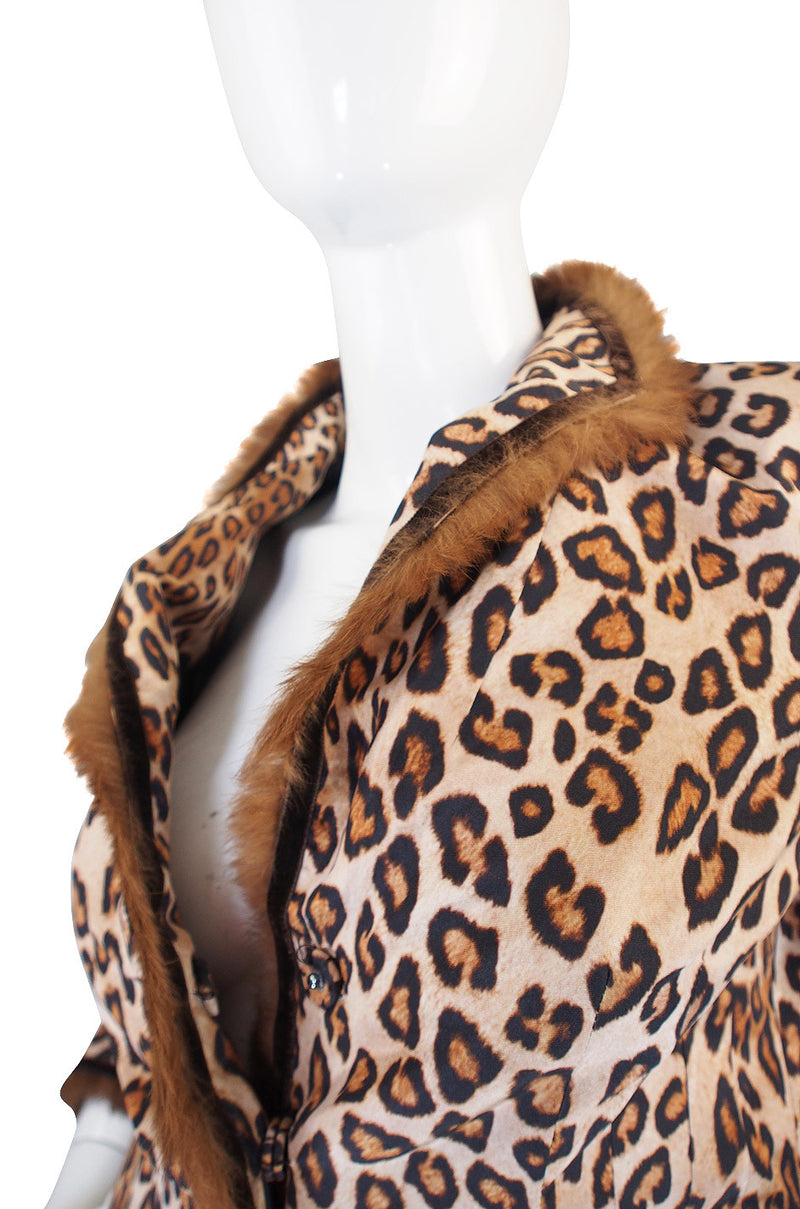 F2006 RTW McQueen Leopard and Fur Jacket