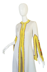 Iconic c.1969-75 Malcolm Starr Quilted Art-to-Wear Coat