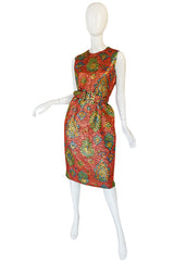 1980s Numbered Demi-Couture Coral Metallic Givenchy Suit