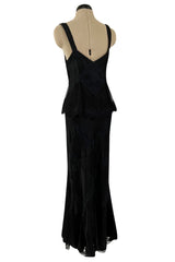 Gorgeous Spring 2005 Christian Dior by John Galliano Black Silk & Lace Dress