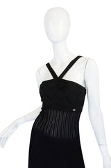 2008C Chanel Resort Runway Knit Bandage Halter Top Dress