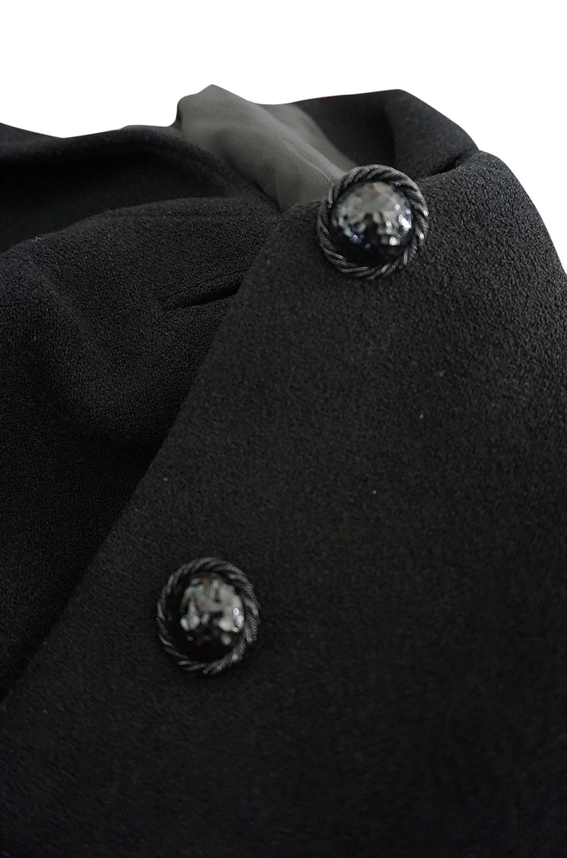 1950s Numbered Haute Couture Black Balenciaga Jacket – Shrimpton Couture