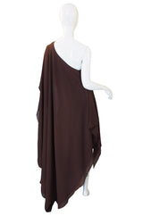 Rare 1970s Silk Grecian Jacqueline de Ribes Gown