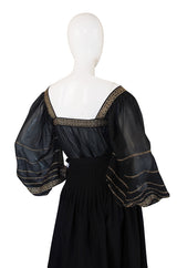 S/S 1977 Yves Saint Laurent Peasant Top & Skirt