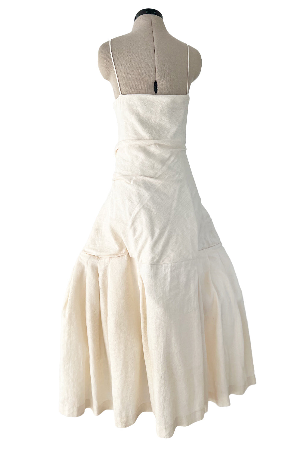 jacquemus la bomba mini dress Spring 2018 Jacquemus by Simon Porte 'La Bomba' Closing Look Hoop Skirt  Dress
