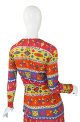 1960s Silk Jersey Pucci with Crystal Coppola Belt