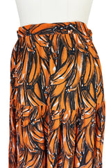 Spring 2011 Runway Silk Banana Print Prada Skirt