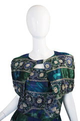 1950s Spectacular Beaded Bonwit Teller Dress
