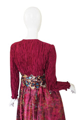 1980s Mary MacFadden Couture Sequin Gown