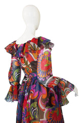 1960s Silk Oscar de la Renta Dress