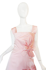 Romantic 1980s Pink Arnold Scaasi Boutique Bow Gown