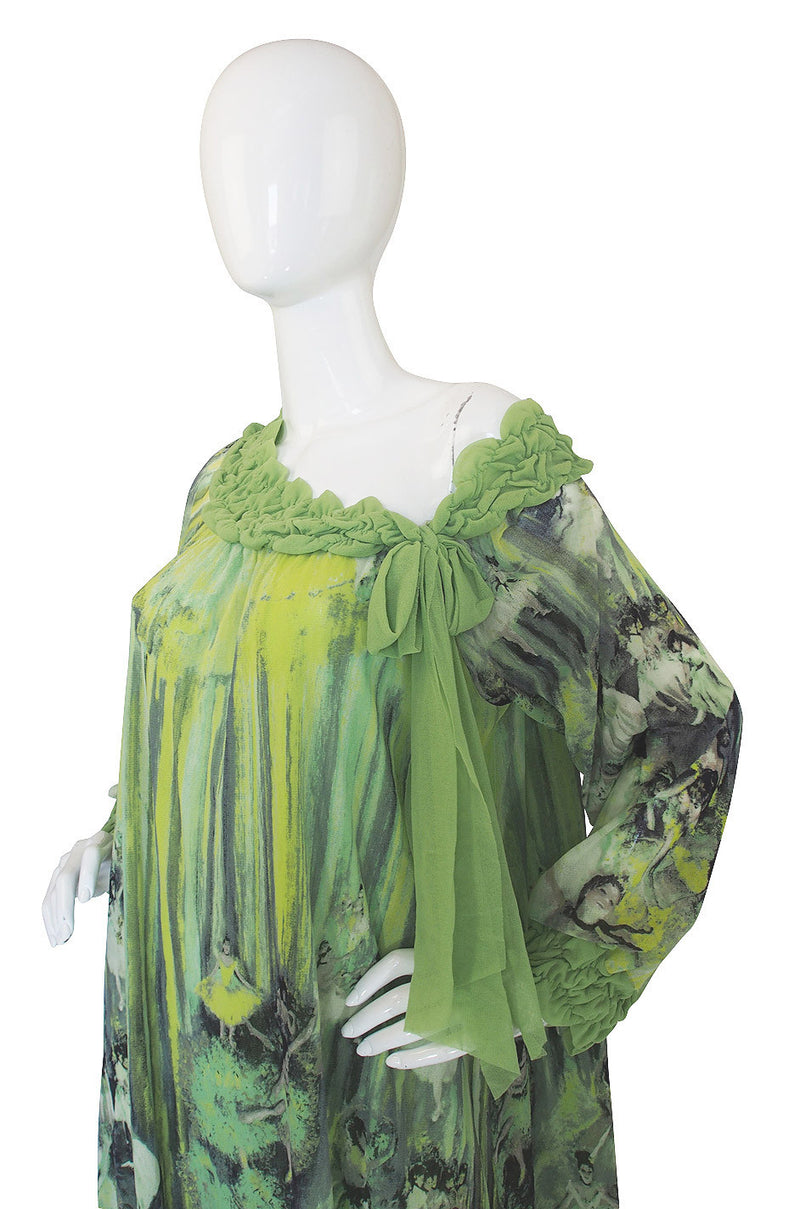 Recent Degas Ballerina Print Mesh Gaultier Dress