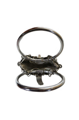 1960s Silver Disc Bag in the Manner of Paco Rabanne