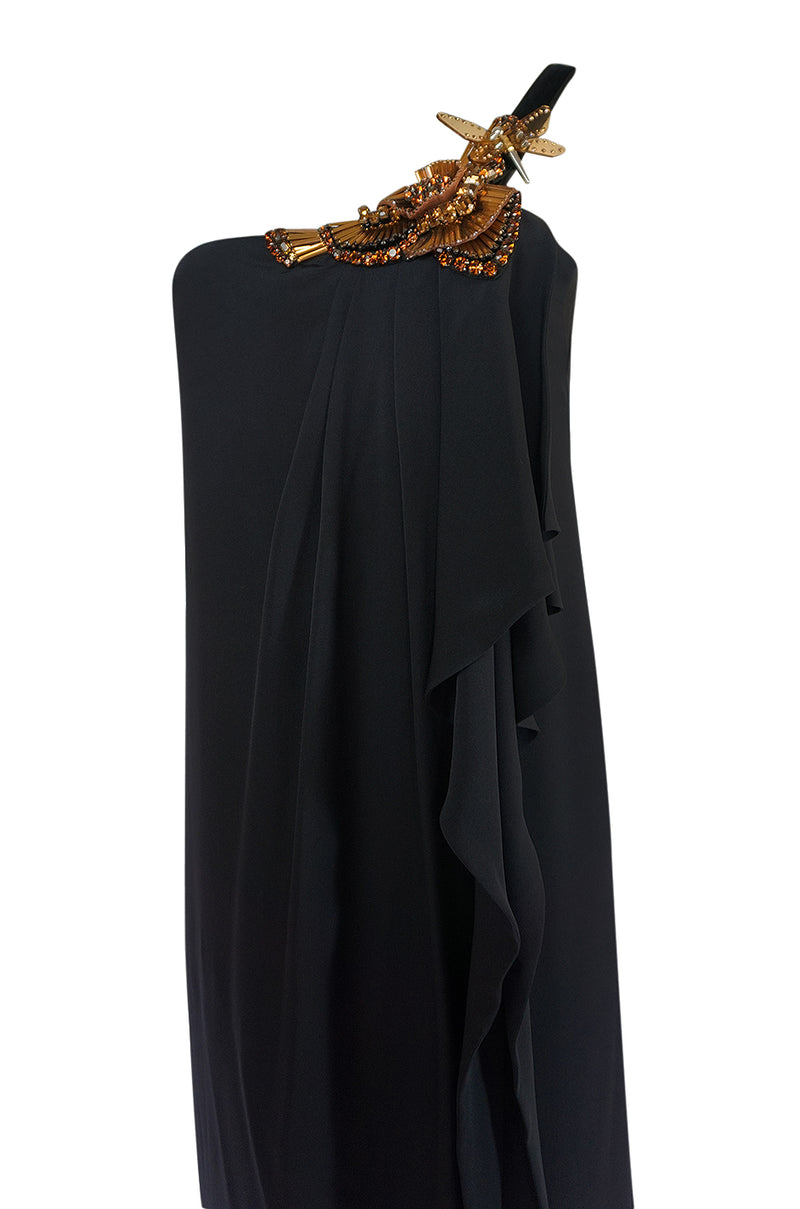 Pre-Fall 2012 Gucci Embellished One Shoulder Ad Campaign Dress