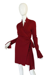Recent Red Diane Von Furstenberg Wrap Dress