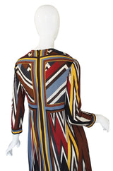 1960s Emilio Pucci Fine Silk & Cashmere Dress