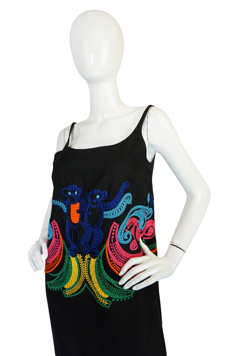 Look 29 S/S 2011 Prada Runway Embroidered Monkey Dress