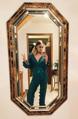 Rare 1960s Lucie Ann Crepe Jumpsuit