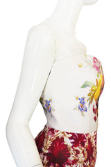 Fall 2011 Mary Katranzou Strapless Print Dress
